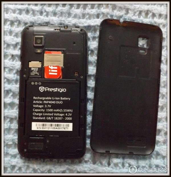 Смартфон Prestigio MultiPhone PAP 4040 DUO фото