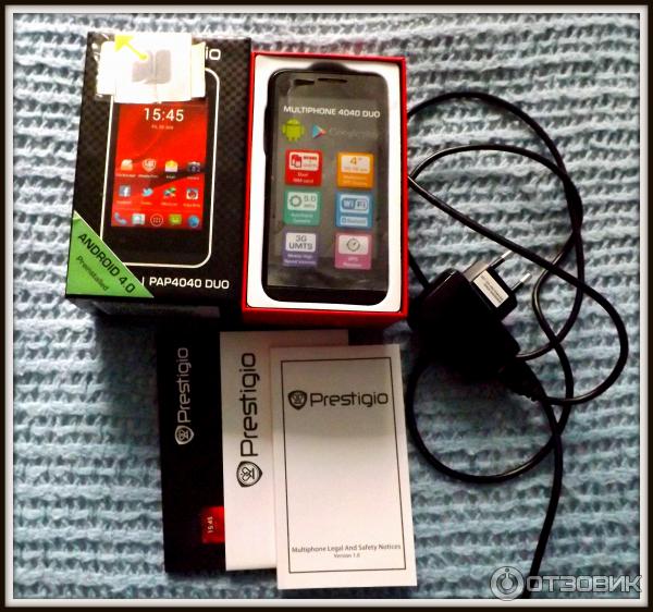 Смартфон Prestigio MultiPhone PAP 4040 DUO фото