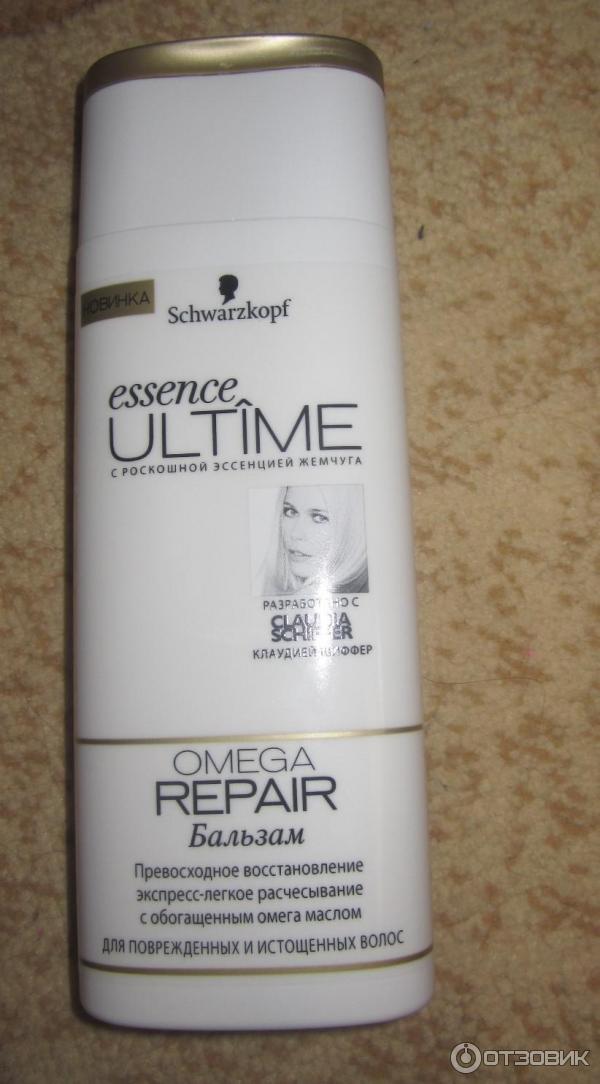 Бальзам для поврежденных и истощенных волос Schwarzkopf Omega Repair Essence Ultime фото