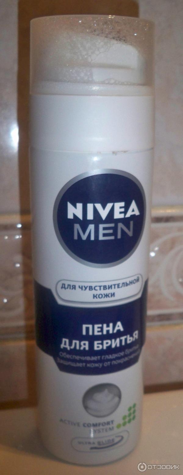 Пена для бритья Nivea for Men для чувствительной кожи фото