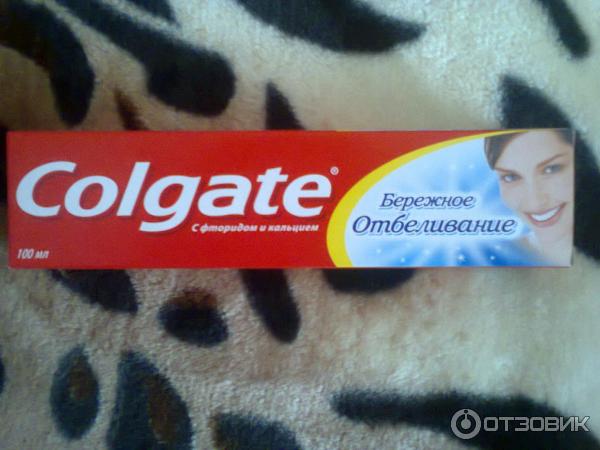 Зубная паста Colgate Бережное отбеливание фото