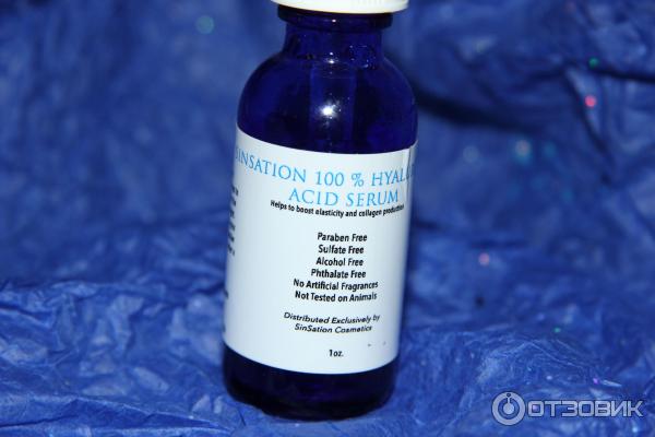 Гиалуроновая кислота Sinsation Cosmetics Sinsation 100% Hyaluronic Acid Serum фото