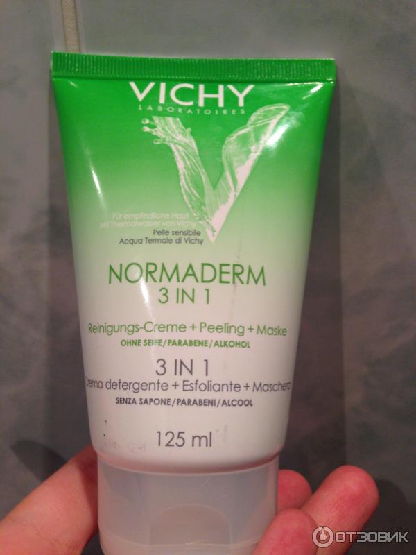 Средство для глубокого очищения Vichy Normaderm 3-In-1 Cleanser Scrub Mask фото