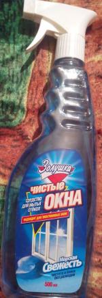 Средство для мытья стекол Золушка "Чистые окна" фото