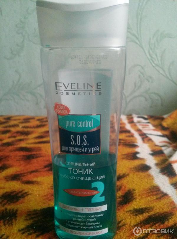 Тоник для лица Eveline Cosmetics S.O.S глубоко очищающий фото