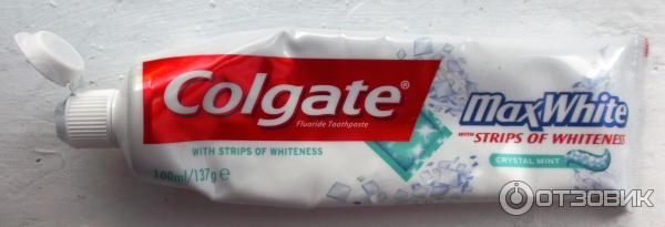 Зубная паста Colgate Макс Блеск с отбеливающими пластинками фото