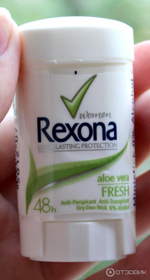 Дезодорант-антиперспирант женский мини-стик Rexona Aloe Vera Fresh фото