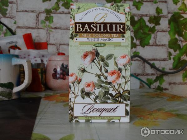 Зеленый чай Basilur Букет Белое волшебство молочный улун фото