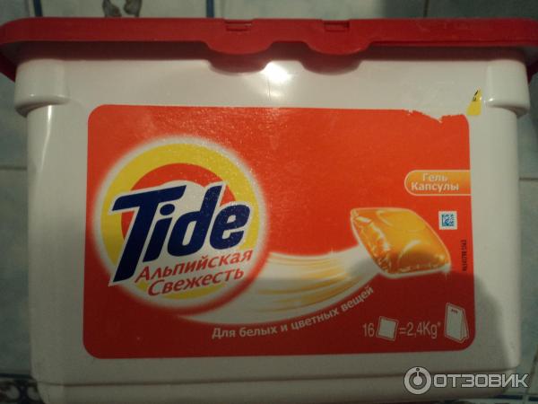 Средство для стирки белья Tide гель-капсулы фото