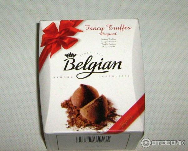 Конфеты трюфельные Belgian классические фото