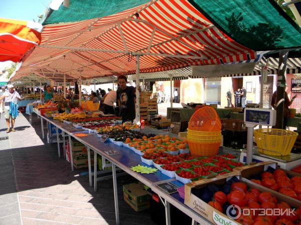 Рынок Cours Saleya (Франция, Ницца) фото