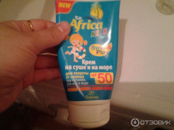 Крем для защиты от солнца Floresan Africa Kids SPF 50 фото