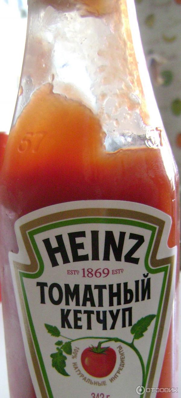 Отзыв о Томатный кетчуп Heinz | приятный состав, хороший вкус