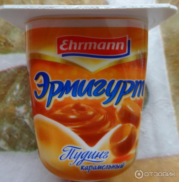 Пудинг Ehrmann Эрмигурт Карамельный фото