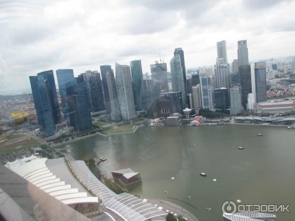 Смотровая площадка отеля Marina Bay Sands Skypark (Сингапур) фото