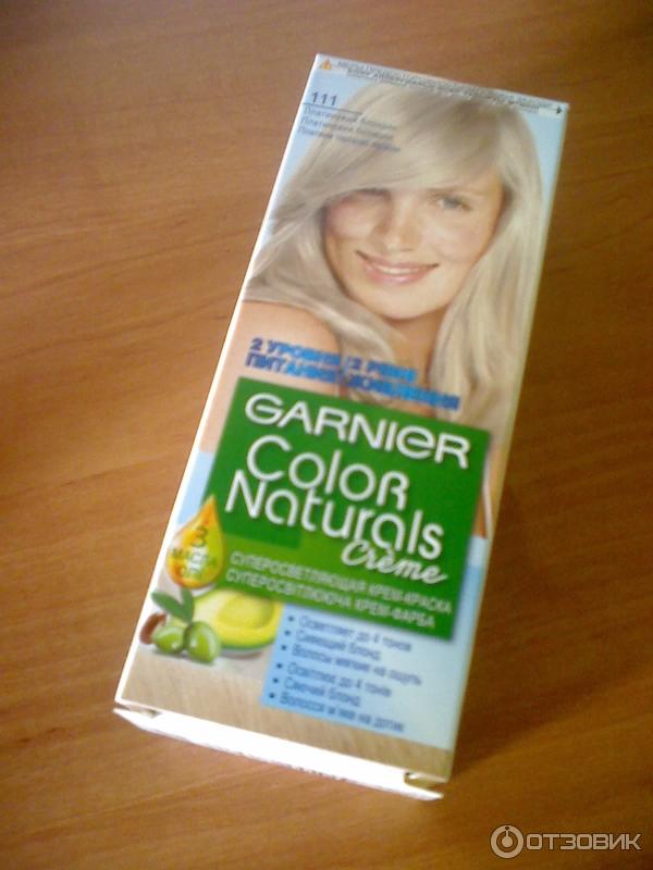 Garnier color naturals платиновый блонд