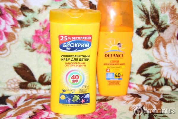 Солнцезащитный крем для детей Биокрим SPF 40 фото