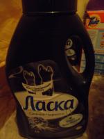 Средство для стирки "Ласка" Сияние черного фото