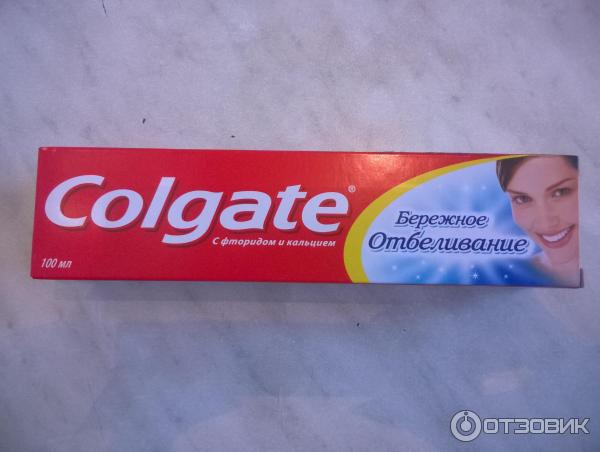 Зубная паста Colgate Бережное отбеливание фото