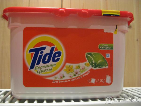 Средство для стирки белья Tide гель-капсулы фото