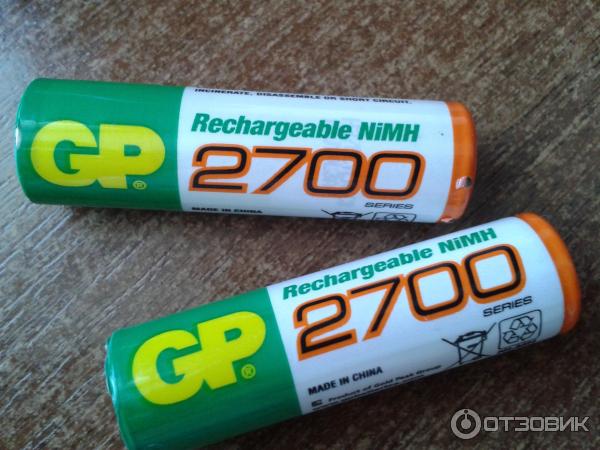 Аккумуляторная батарея GP AA 2700 mAh фото