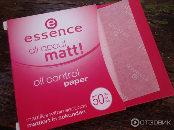 Матирующие салфетки для лица Essence All About Matt! Oil Control Paper