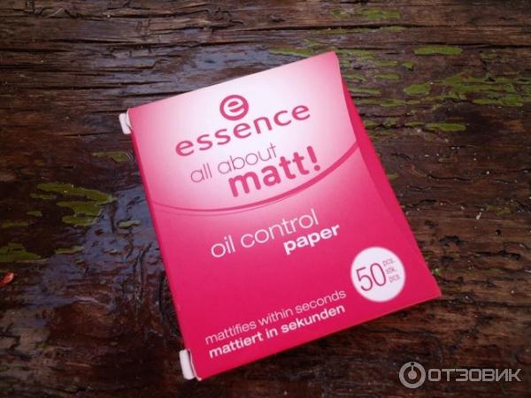 Матирующие салфетки для лица Essence All About Matt! Oil Control Paper