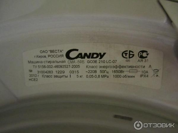 Стиральная машина Candy Grand Evo фото