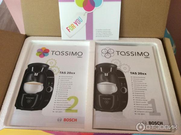 Фото Капсульная кофеварка Bosch TAS 2005EE Tassimo