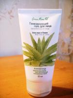 Гель для лица Green Mama "Алоэ вера и лимон" тонизирующий фото