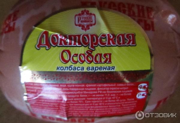 Колбаса вареная Докторская особая Мясокомбинат Дубки фото