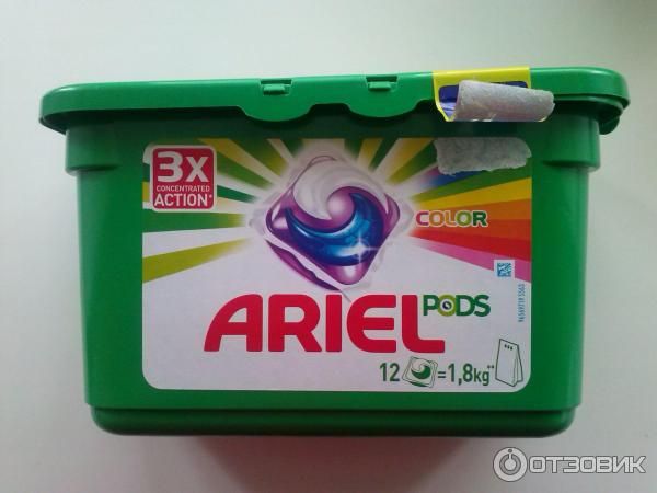 Капсулы для стирки Ariel Pods фото