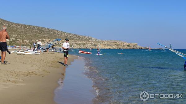 район Прасониси, где сливаются два моря Средиземное и Эгейское