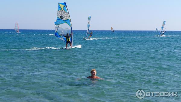 район Прасониси, где сливаются два моря Средиземное и Эгейское