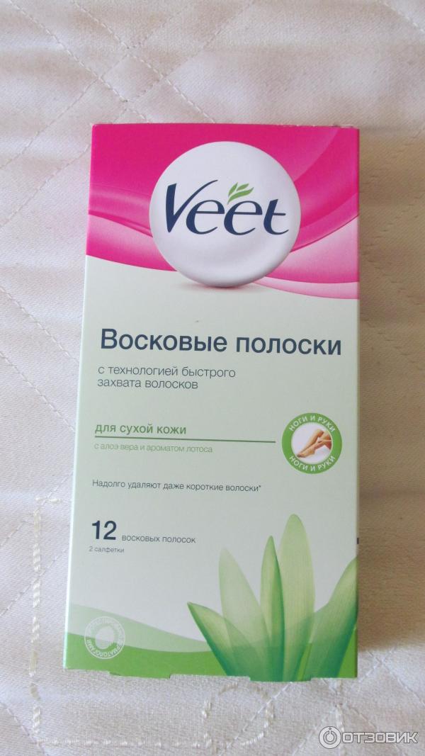 Восковые полоски Veet фото