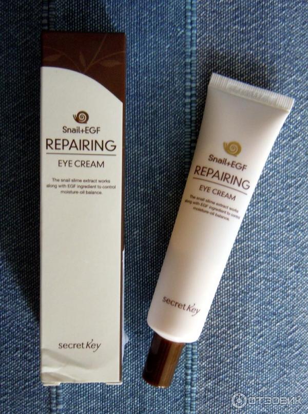 Крем для кожи вокруг глаз Secret Key Snail+EGF Repairing Eye Cream фото