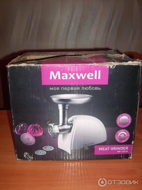 Электрическая мясорубка Maxwell MW-1252 W фото