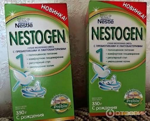 Детская молочная смесь Nestle Nestogen 1 Prebio с пребиотиками 0-6мес фото