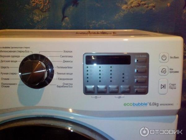 Стиральная машина Samsung Eco Bubble WF602W2BKWQ фото