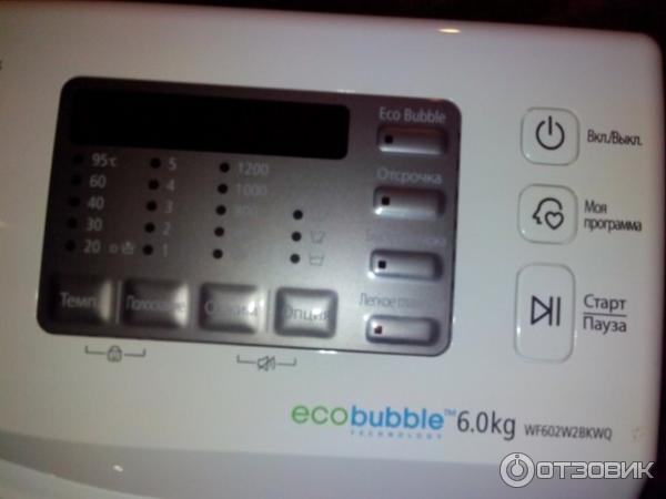 Стиральная машина Samsung Eco Bubble WF602W2BKWQ фото