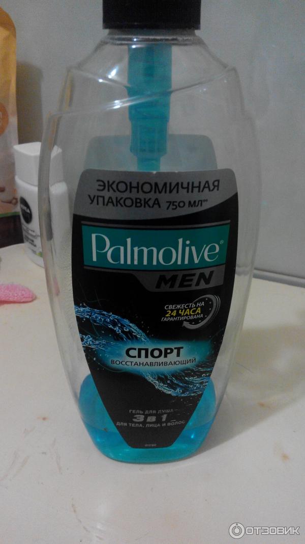 Гель для душа Palmolive Men Спорт восстанавливающий 3 в 1 фото