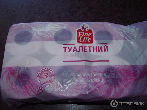 Туалетная бумага Fine Life фото