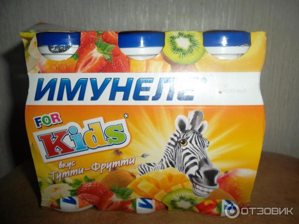 Кисломолочный напиток Имунеле for Kids фото