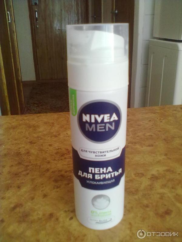 Пена для бритья Nivea for Men для чувствительной кожи фото