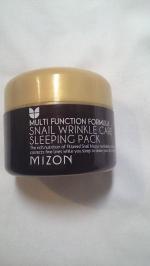 Ночная антивозрастная маска для лица Mizon с улиточным муцином фото