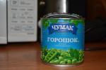 Зеленый горошек Чумак консервированный фото