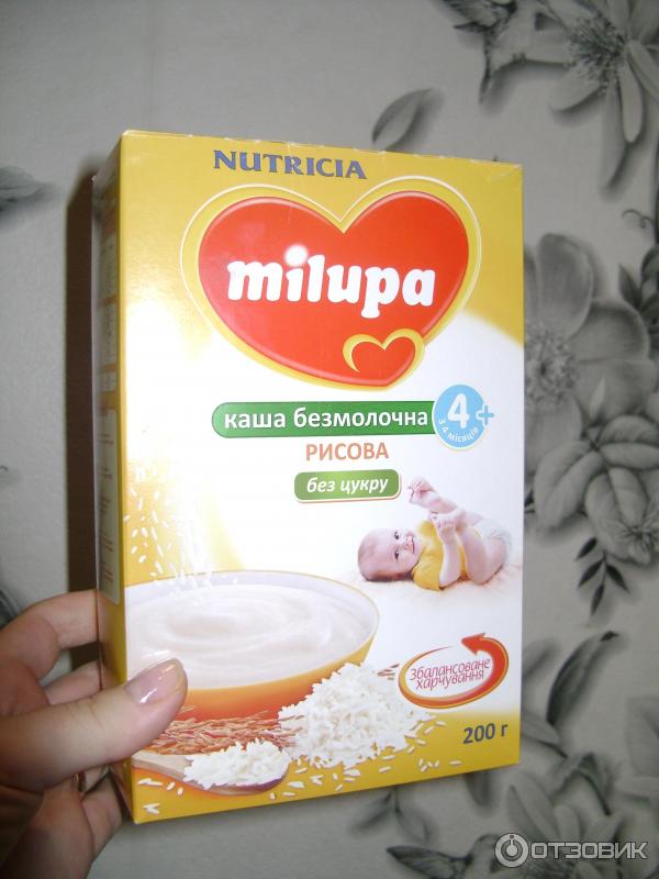 Каша рисовая безмолочная Nutricia Milupa фото