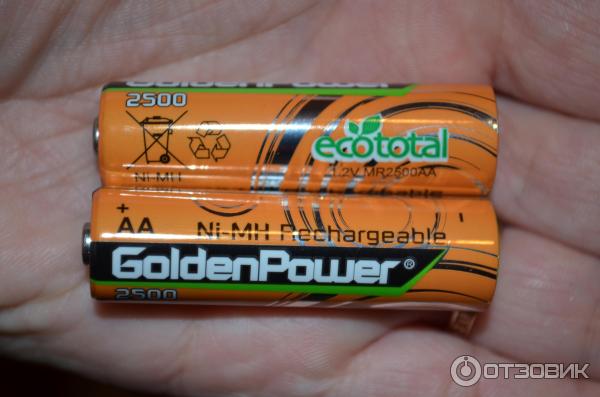 Батарея аккумуляторная GoldenPower AA 2500mAh фото