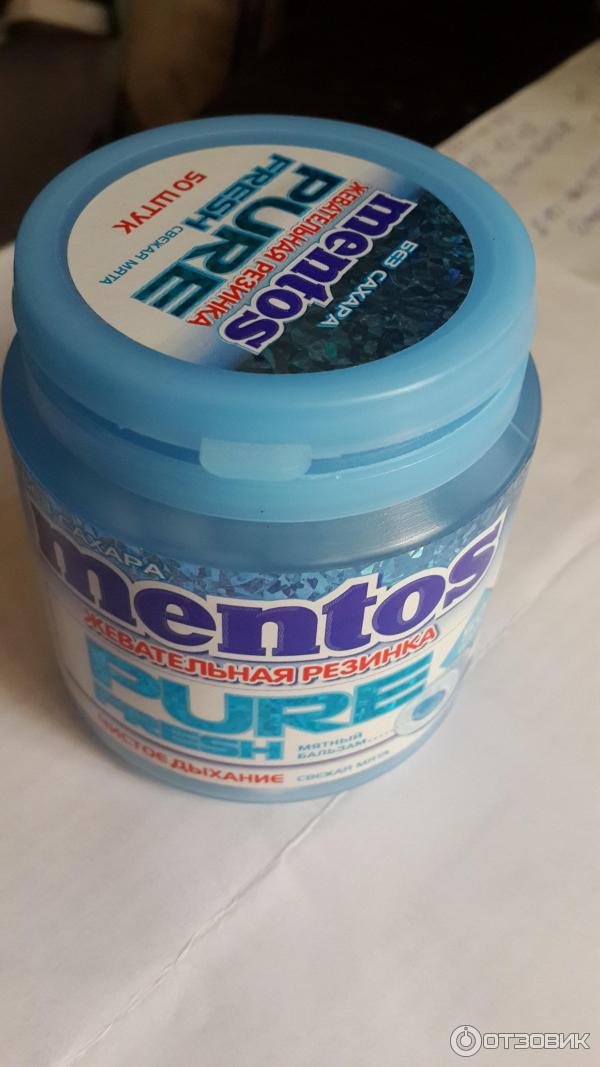 Жевательная резинка Mentos Pure Fresh фото