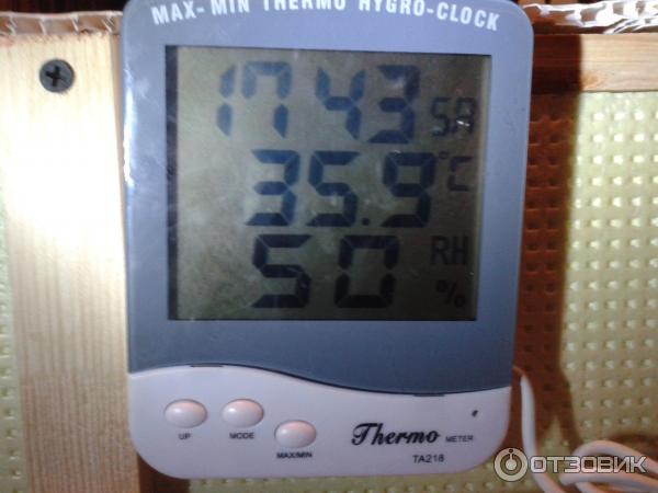 Цифровой гигрометр- термометр Thermo meter TA 218 фото